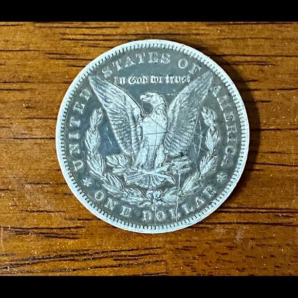 1889 Morgan Silver Dollar - Picture 2 of 2